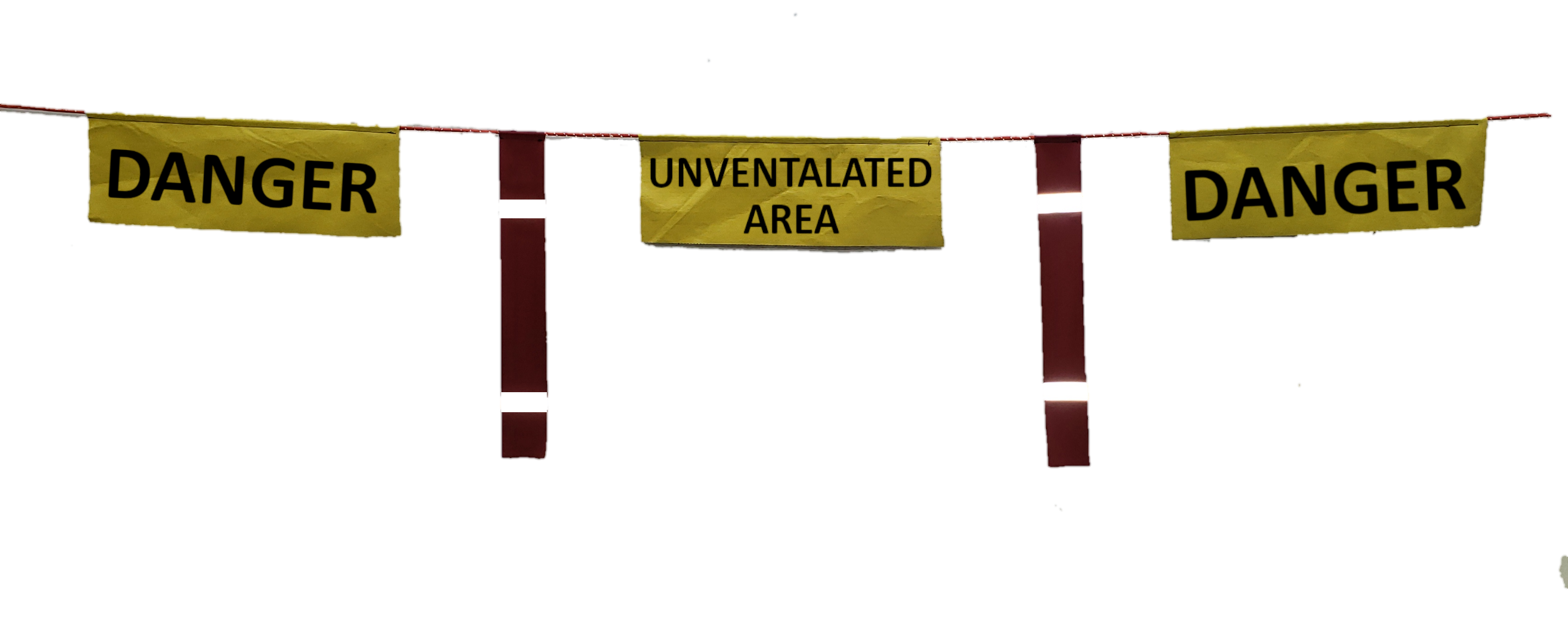 UNVENTALATED AREA BARRICADE